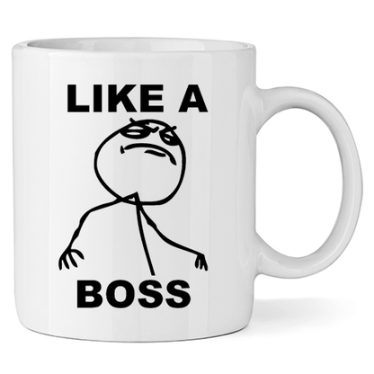 Керамична Чаша - Like a Boss - Откачен.Бе