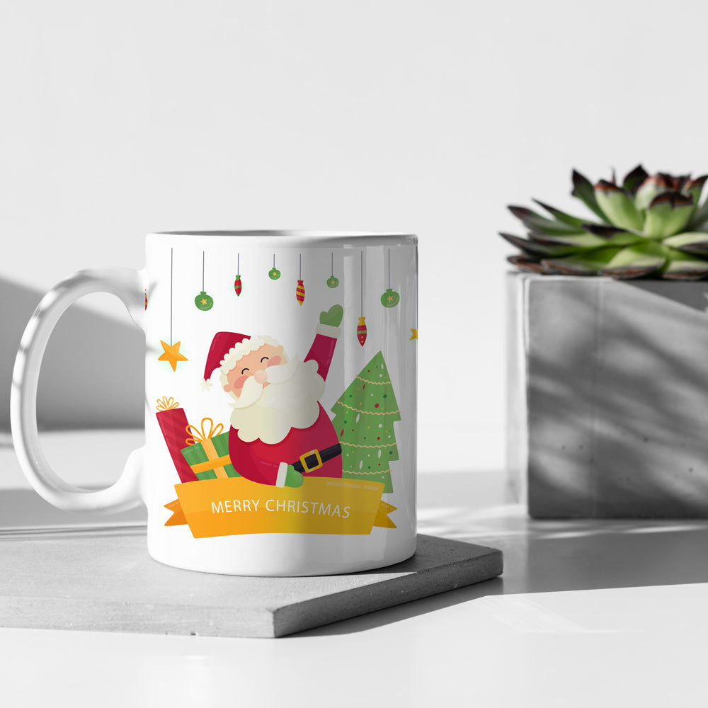 Коледна Керамична Чаша - Merry Christmas Santa Claus1