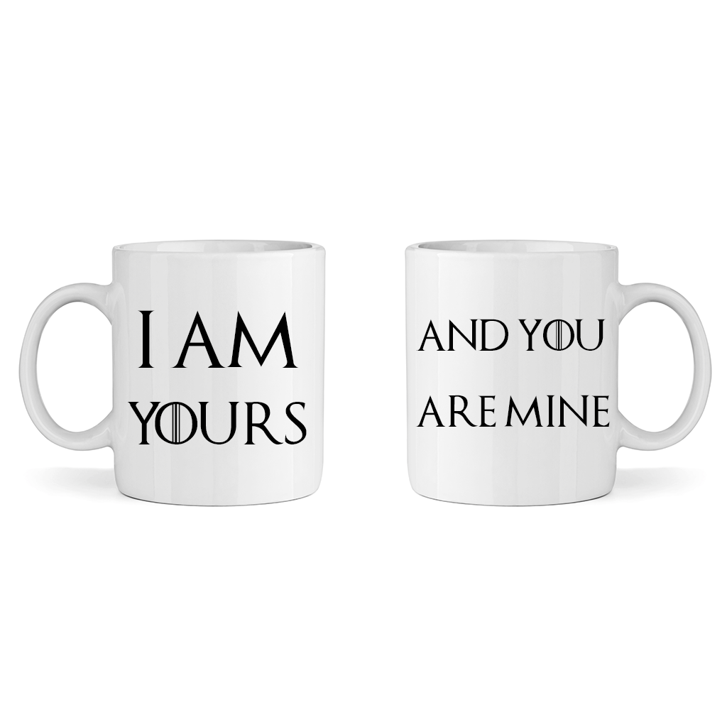Комплект чаши - I Am Yours / You Are Mine - Откачен.Бе