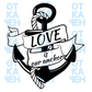 love-is-our-anchor-stiker-za-stena3
