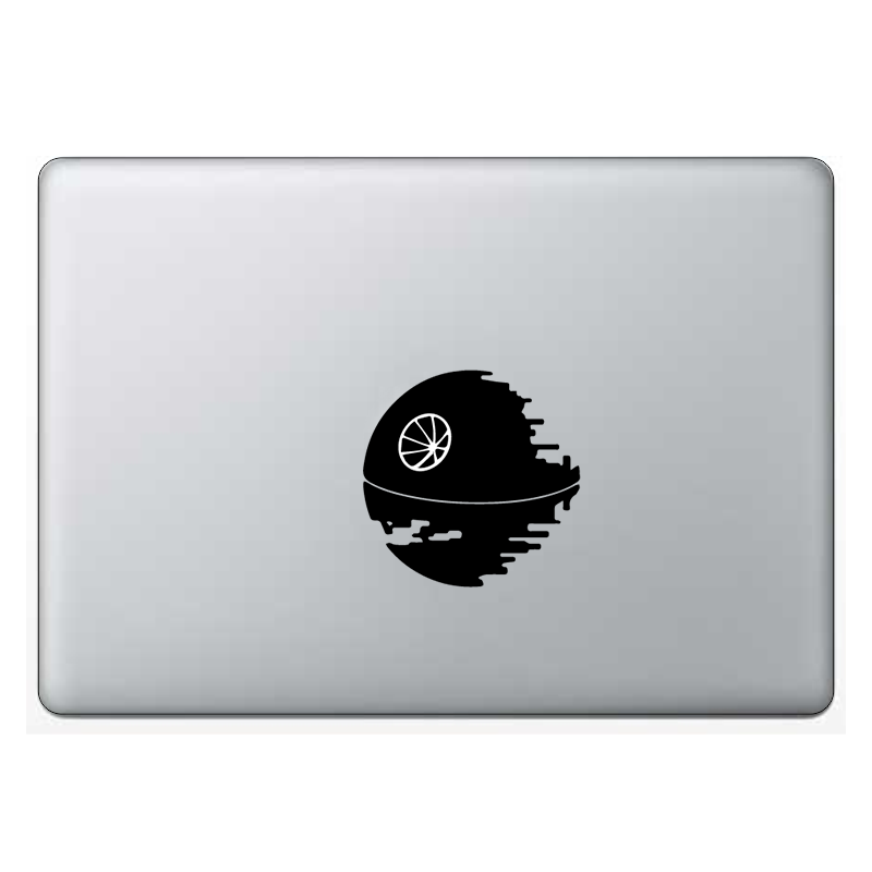 Macbook стикер - Star Wars Death Star - Откачен.Бе