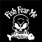 Стикер за автомобил - Fish Fear Me - Откачен.Бе