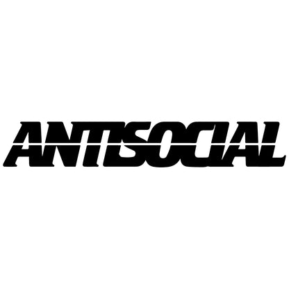 Стикер за автомобил - Antisocial - Откачен.Бе