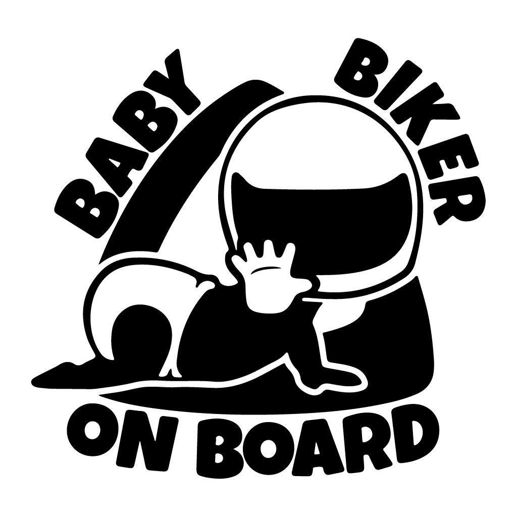Стикер за автомобил - Biker Baby On Board