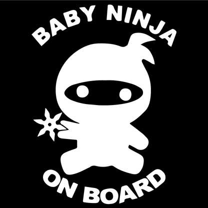 Стикер за автомобил - Baby Ninja on Board 2