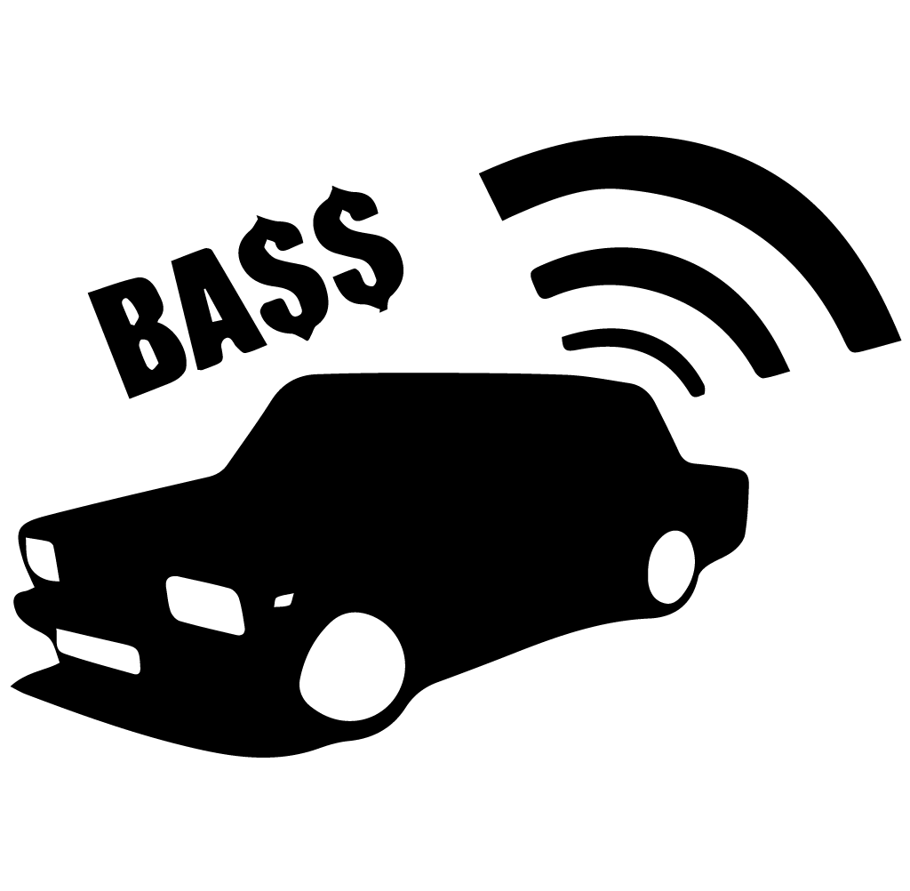 Стикер за автомобил - Bass - Откачен.Бе