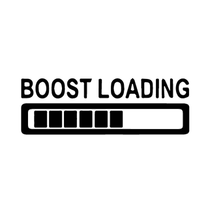 Стикер за автомобил - Boost Loading - Откачен.Бе