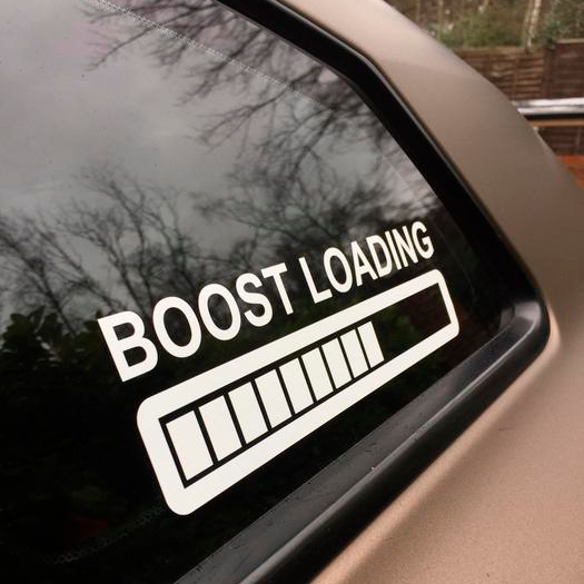 Стикер за автомобил - Boost Loading - Откачен.Бе