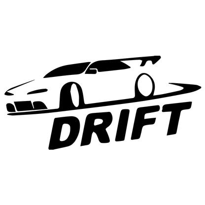 Стикер за автомобил - Drift Car - Откачен.Бе