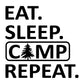 Стикер за автомобил - Eat Sleep Camp Repeat