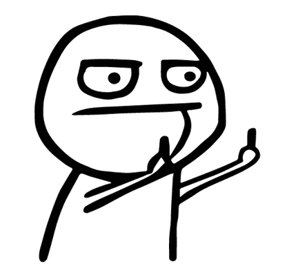 Стикер за автомобил - F*ck you - Откачен.Бе