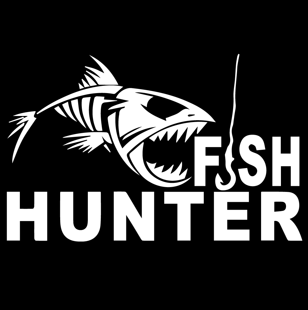 Стикер за автомобил - Fish Hunter - Откачен.Бе