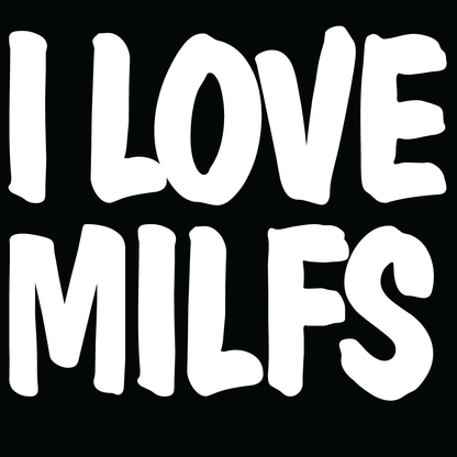 Стикер за автомобил - I LOVE MILFS - Откачен.Бе