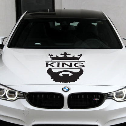 Стикер за автомобил - King - Откачен.Бе