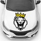 Стикер за Кола - Lion Crown ( Цветен )
