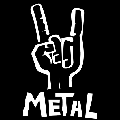 Стикер за автомобил - Metal - Откачен.Бе