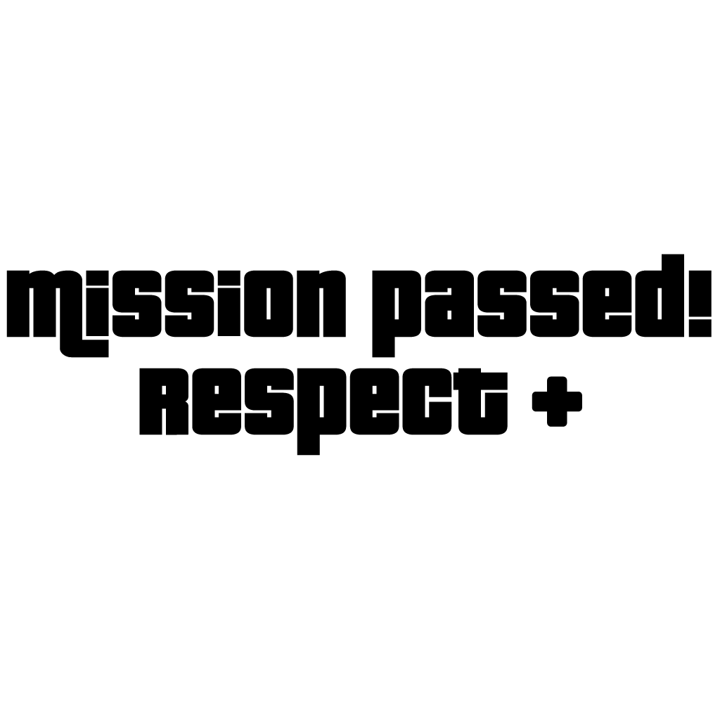 Стикер за автомобил - Mission Passed Respect +