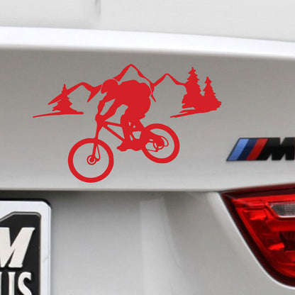 Стикер за автомобил - Mountain Bike - Downhill