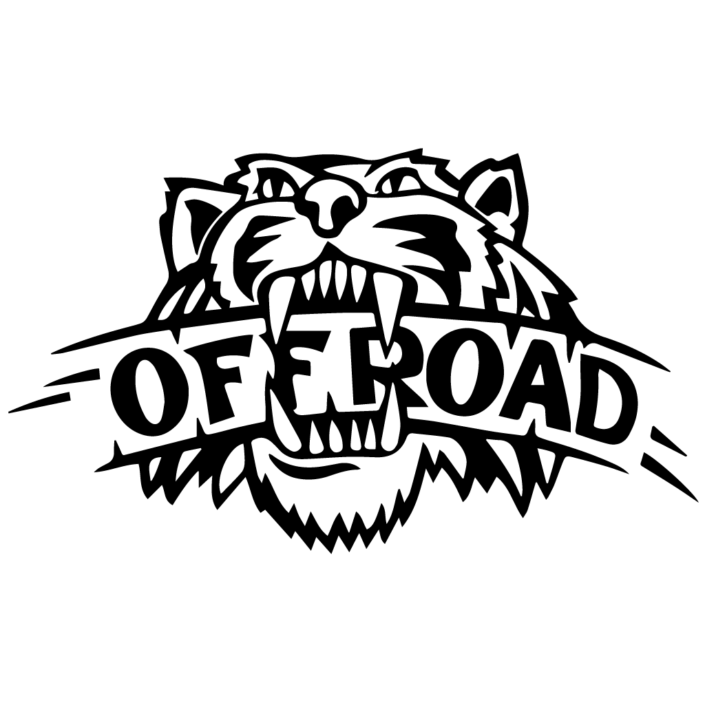 Стикер за автомобил - OFFRoad Tiger - Откачен.Бе
