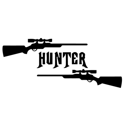 Стикер за автомобил - Optic Hunting Rifles - Откачен.Бе