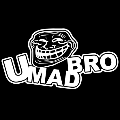 Стикер за автомобил - U Mad Bro? - Откачен.Бе