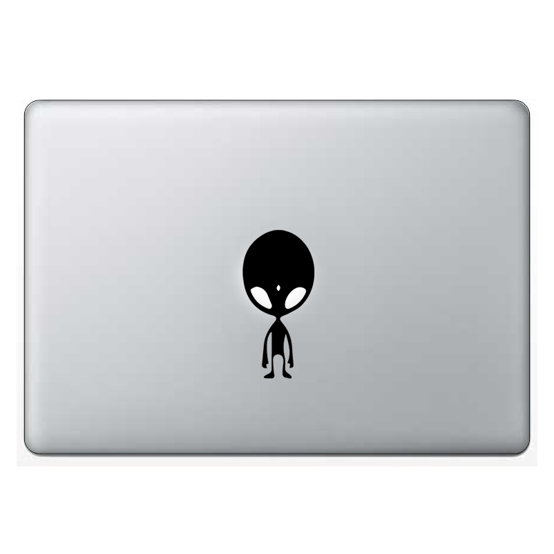 Macbook стикер - Alien - Откачен.Бе