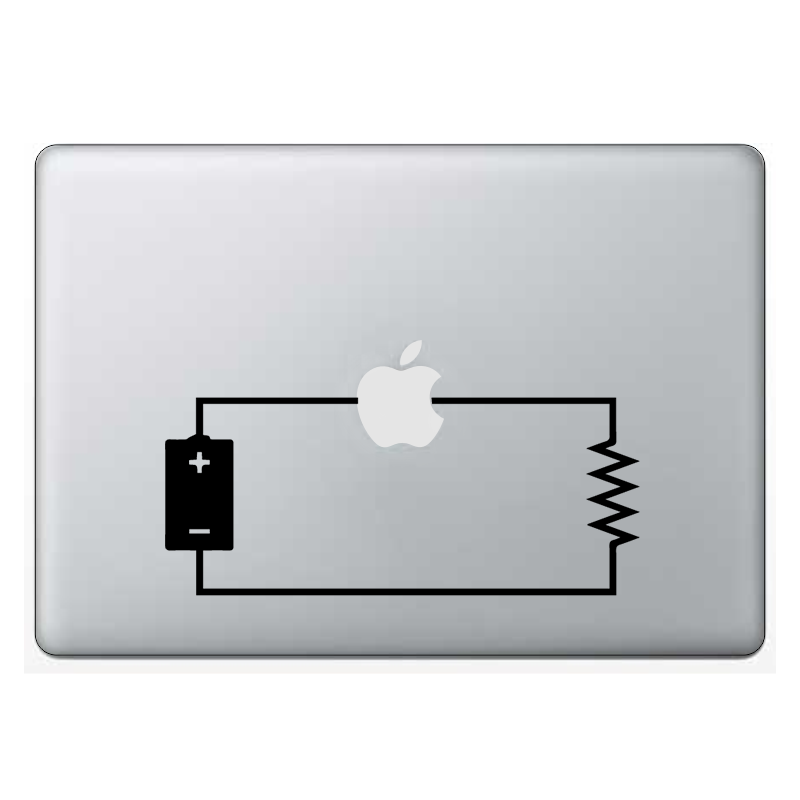 Macbook стикер - Apple Circuit - Откачен.Бе