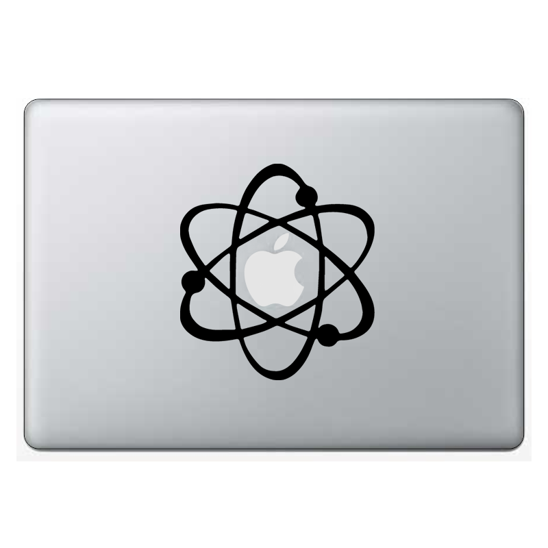 Macbook стикер - Atom - Откачен.Бе