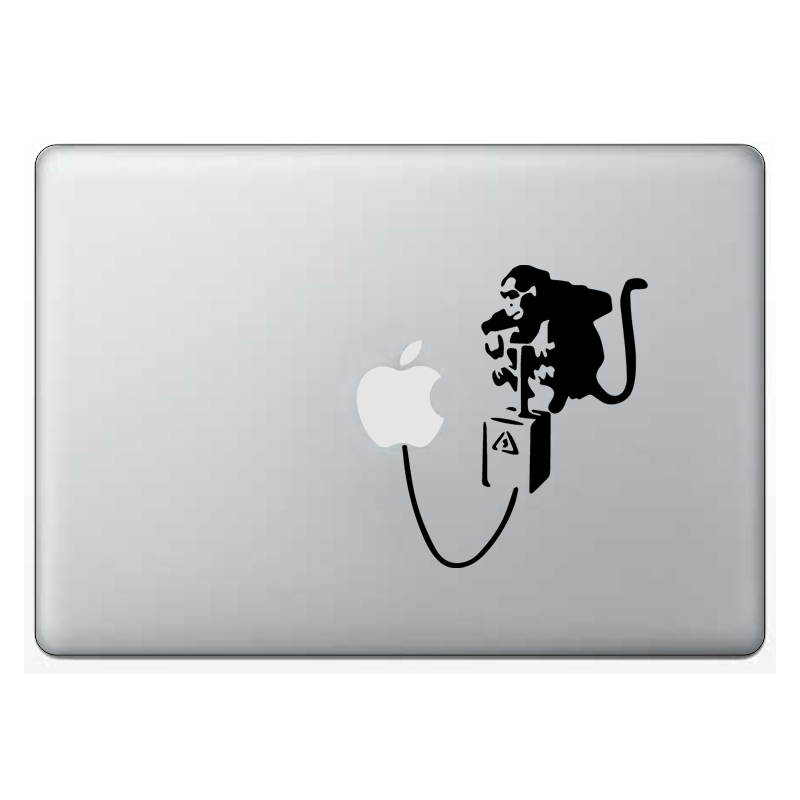 Macbook стикер - Monkey Detonation - Откачен.Бе