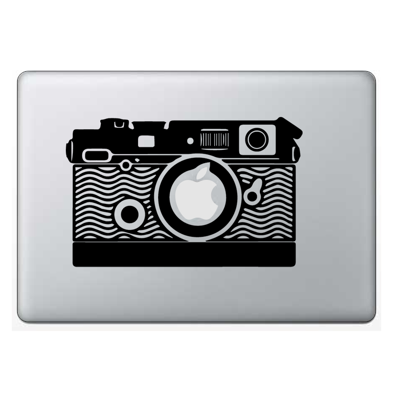 Macbook стикер - Camera - Откачен.Бе