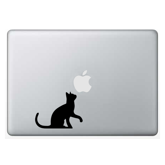 Macbook стикер - Котка - Откачен.Бе