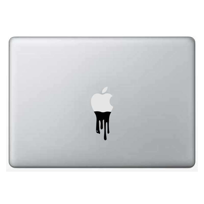 Macbook стикер - Liquid Apple - Откачен.Бе