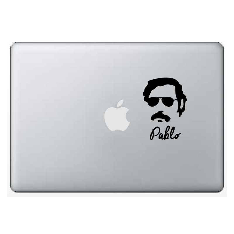Macbook стикер - Pablo Escobar - Откачен.Бе