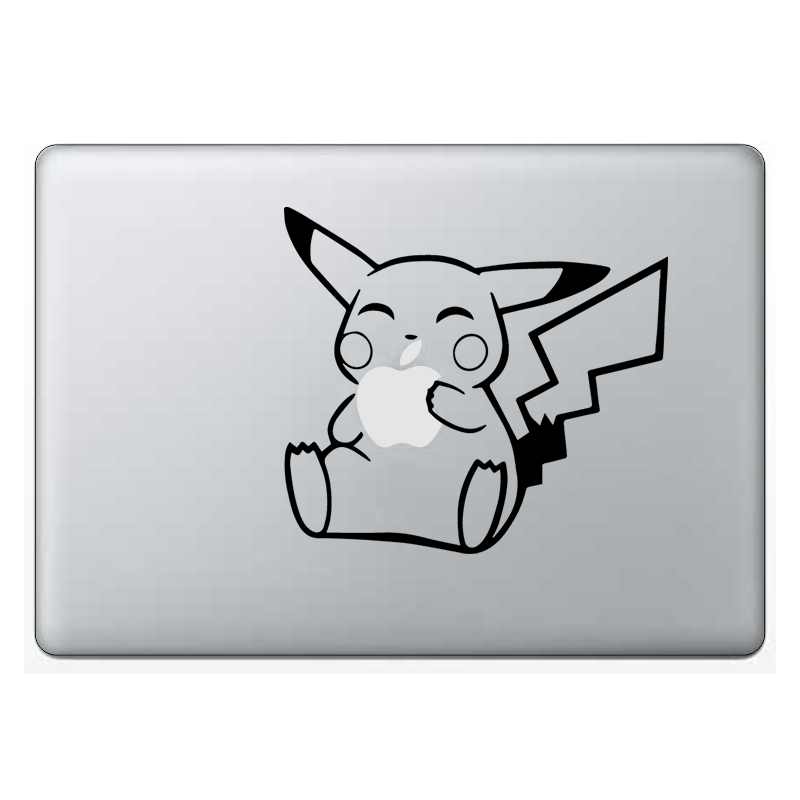Macbook стикер - Pikachu - Откачен.Бе