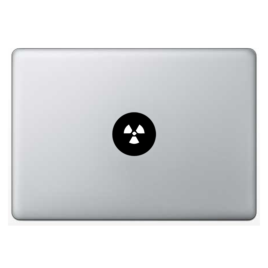 Macbook стикер - Radiation - Откачен.Бе