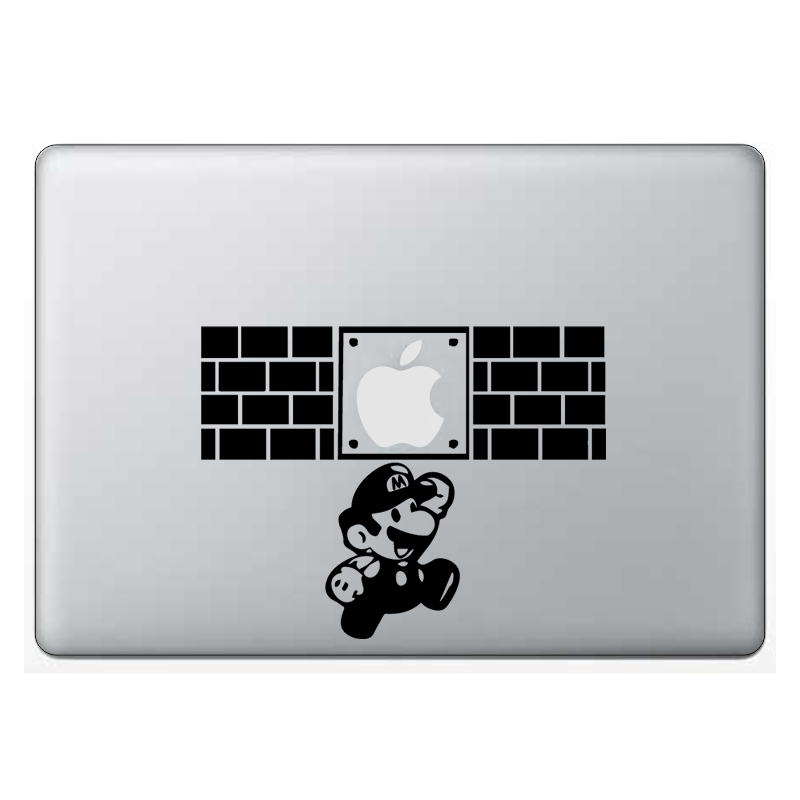 Macbook стикер - Super Mario - Откачен.Бе