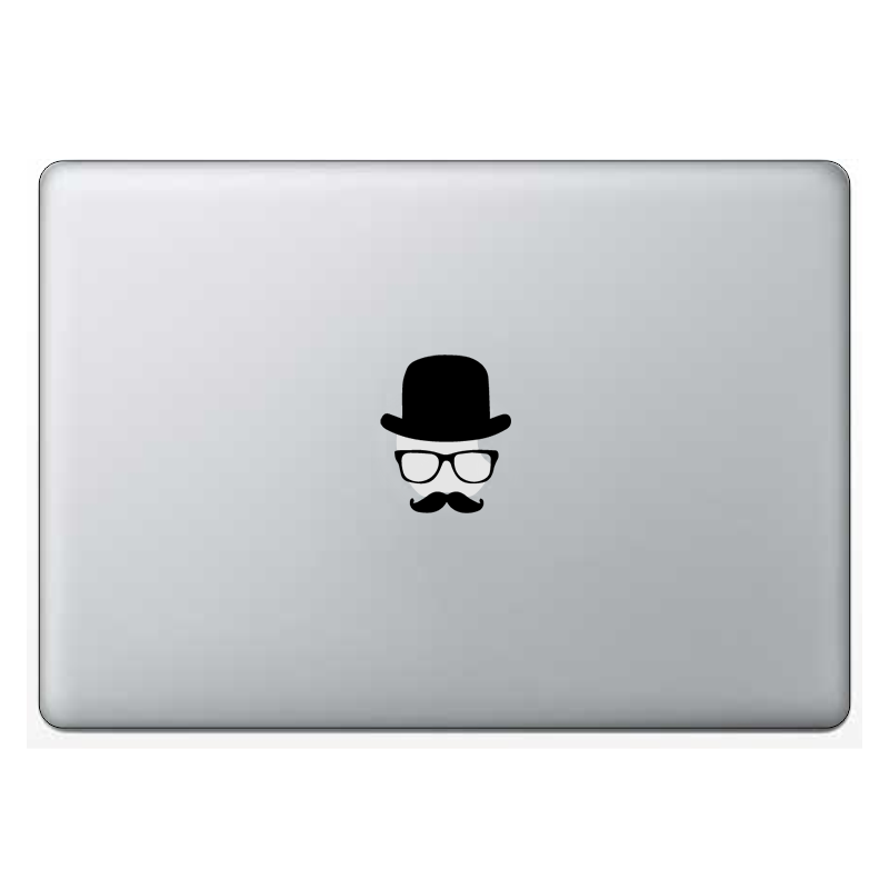 Macbook стикер - Top Hat Sir - Откачен.Бе