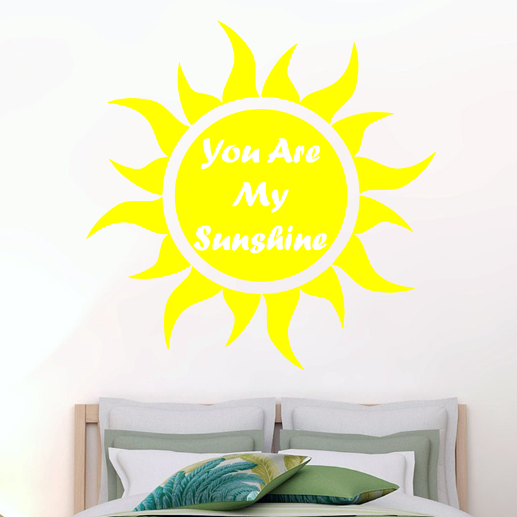 Стикер за стена - You are my sunshine