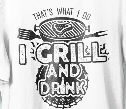 Тениска "I Grill and Drink"