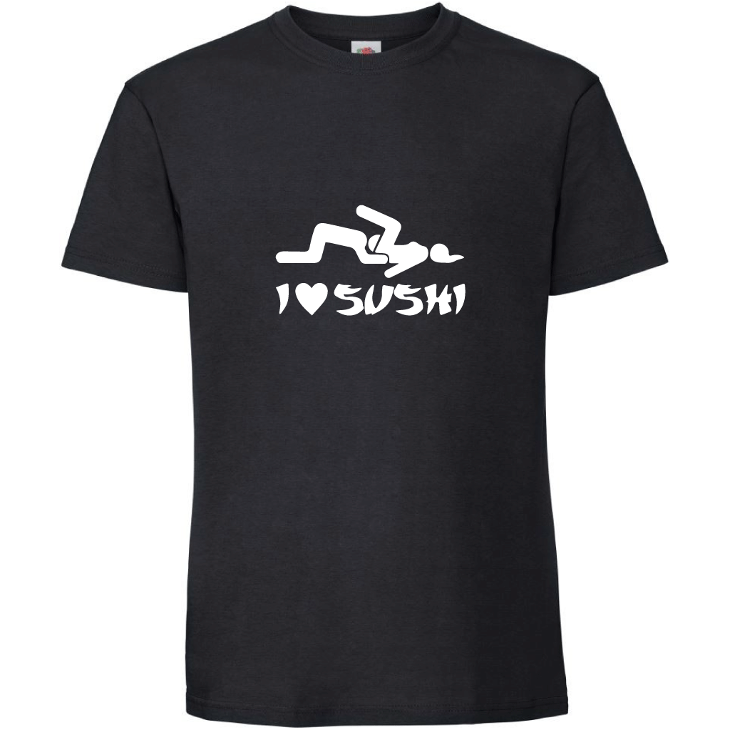 Тениска I Love Sushi - Откачен.Бе