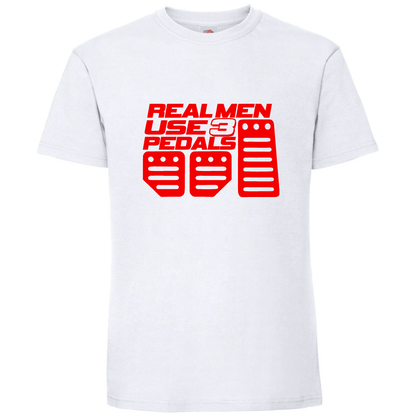 Тениска Real Men Use 3 Pedals - Откачен.Бе