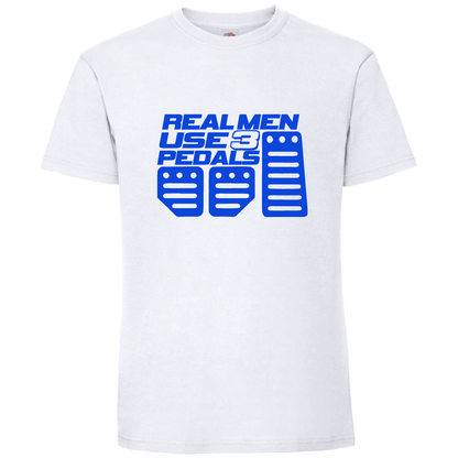 Тениска Real Men Use 3 Pedals - Откачен.Бе