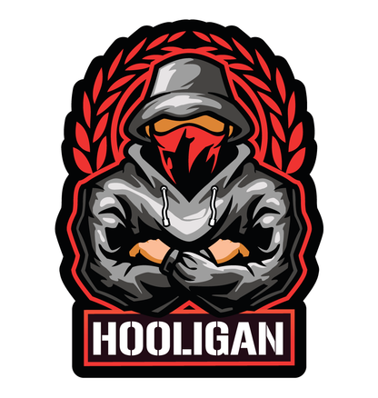 Цветен Стикер за Кола - Hooligan